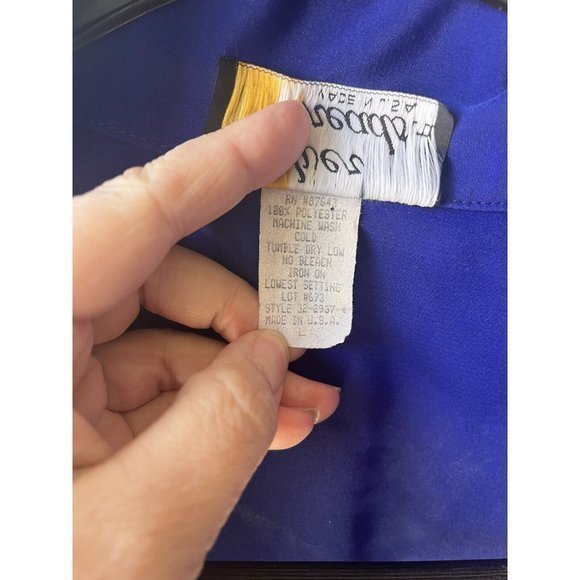 Vtg Silver‎ Threads 90s Zip Up Neon Pink Green Blue L Collared Shirt Jacket USA - Picture 3 of 8